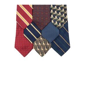 Brooks Brothers Designer 100% Silk Neck Ties Neckties Lot